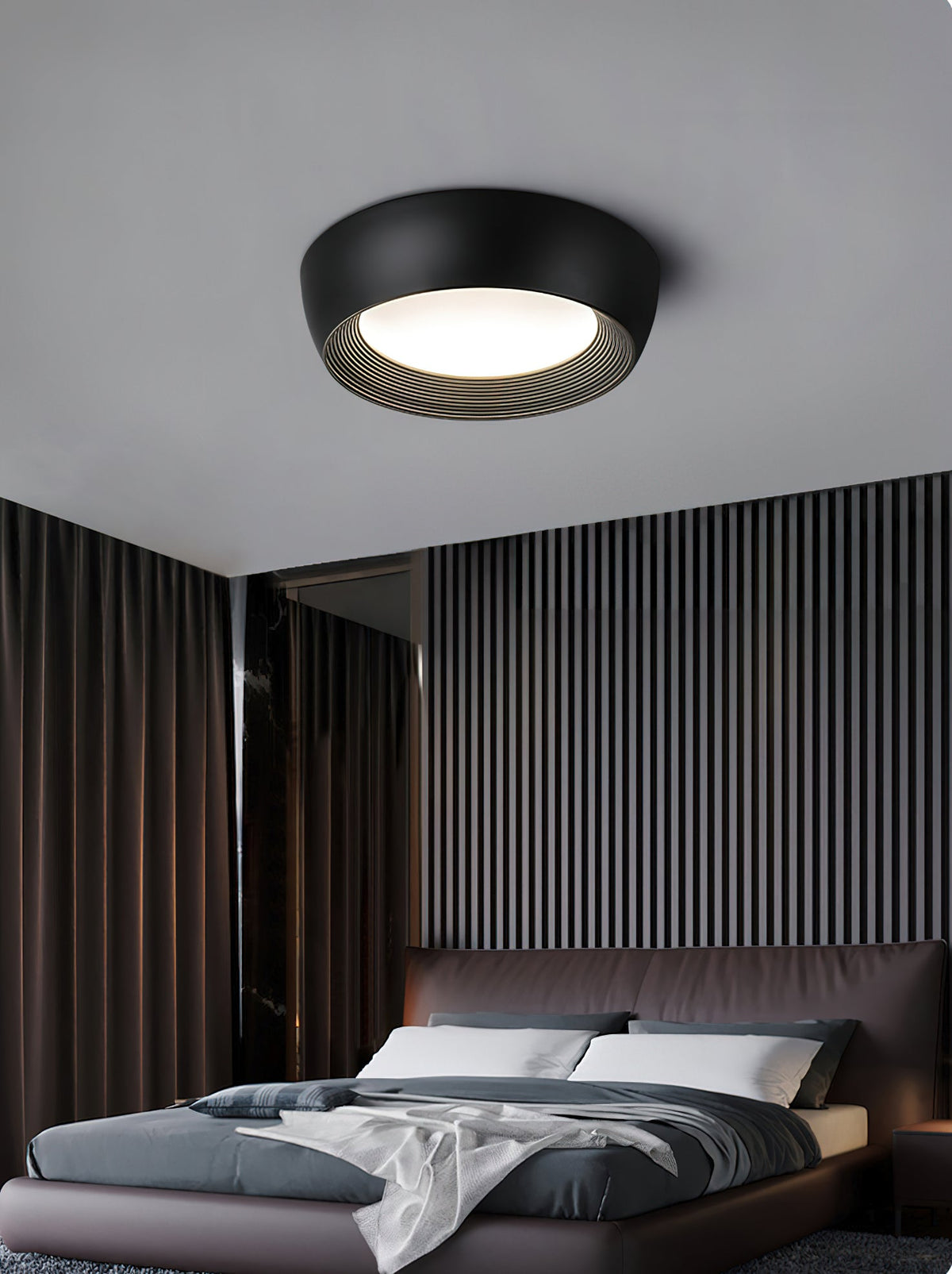 AFX Duncan Ceiling Light – Sleek Iron & Acrylic Flush Mount Modern Fixture