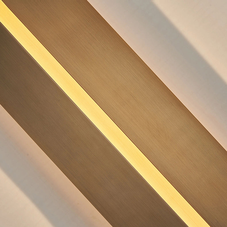 Aare Wall Lamp – Manual Erosion Stainless Steel & Glacial Rock Wall Sconce