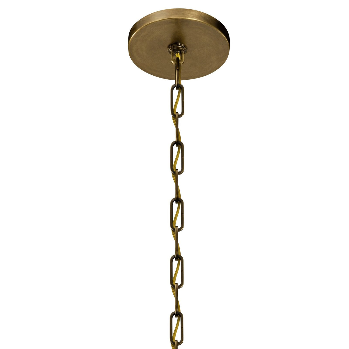 Abbotswell Chandelier – Angular Open-Frame Brass & Modern Lantern Chandelier