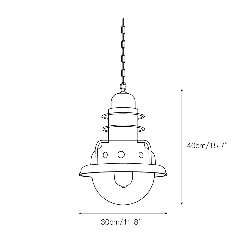 Abeleisa Pendant Lamp – Sleek Aluminum Finish & Glass Shade Modern Pendant Light