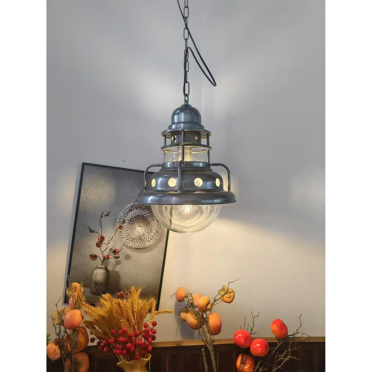 Abeleisa Pendant Lamp – Sleek Aluminum Finish & Glass Shade Modern Pendant Light