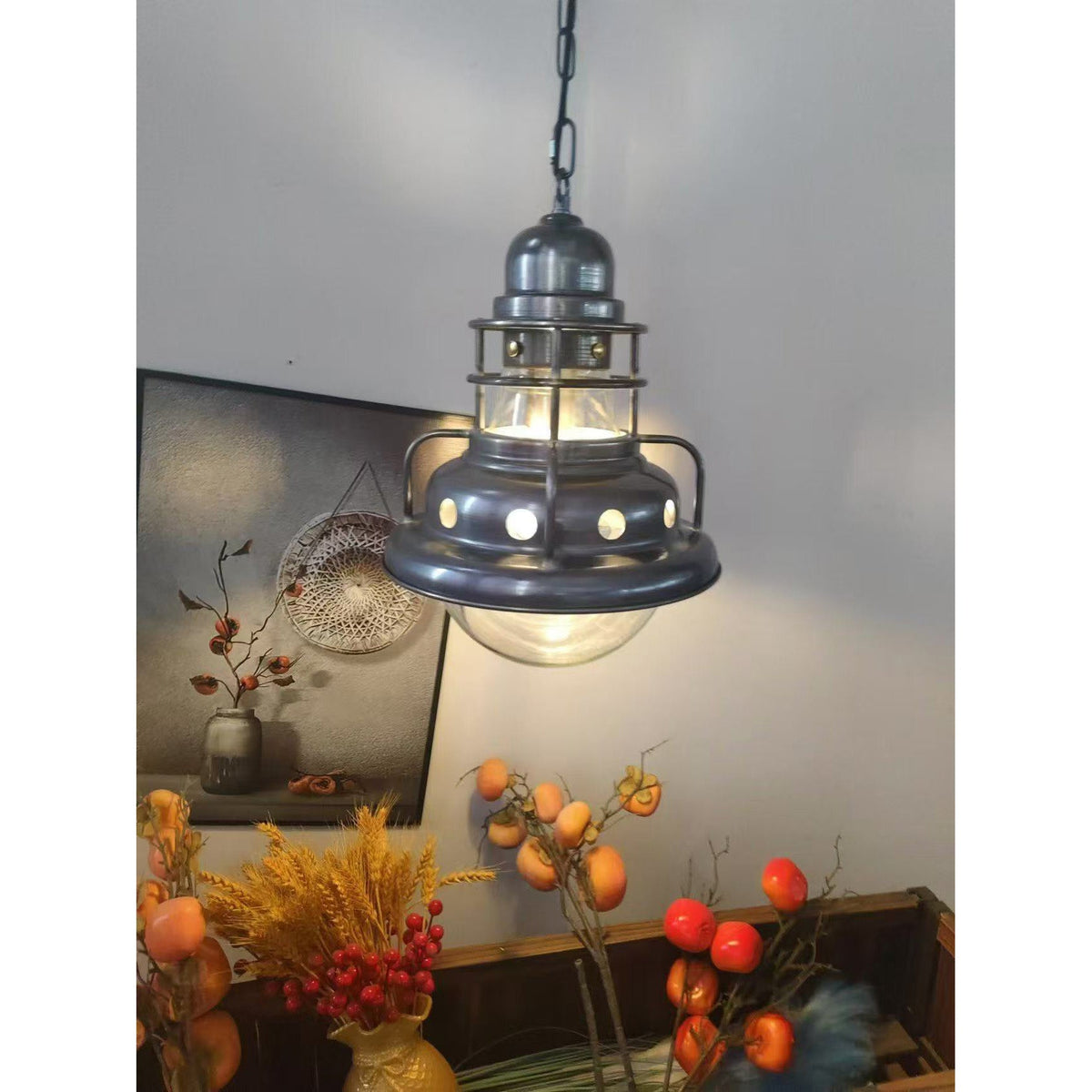 Abeleisa Pendant Lamp – Sleek Aluminum Finish & Glass Shade Modern Pendant Light