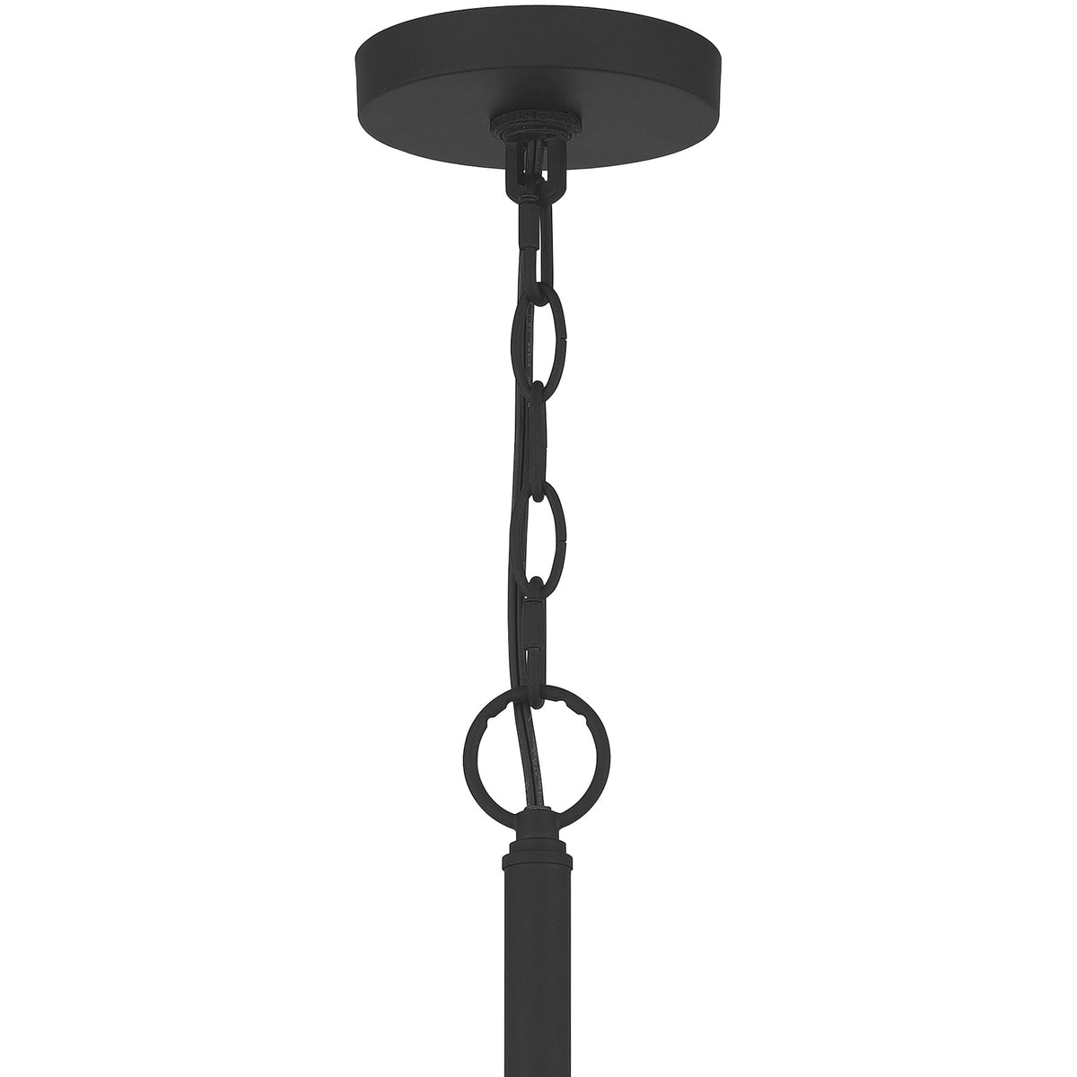 Abner Chandelier – Pared-Back Industrial Brass & Metal Multi-Head Chandelier