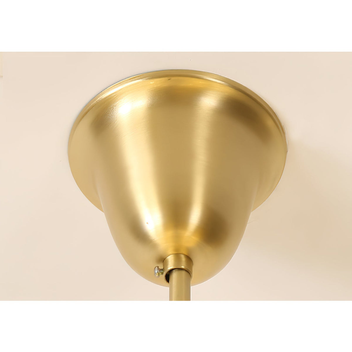 Abrahamson Shaded Tiered Chandelier – Angular Brass & White Glass Multi-Tier Chandelier