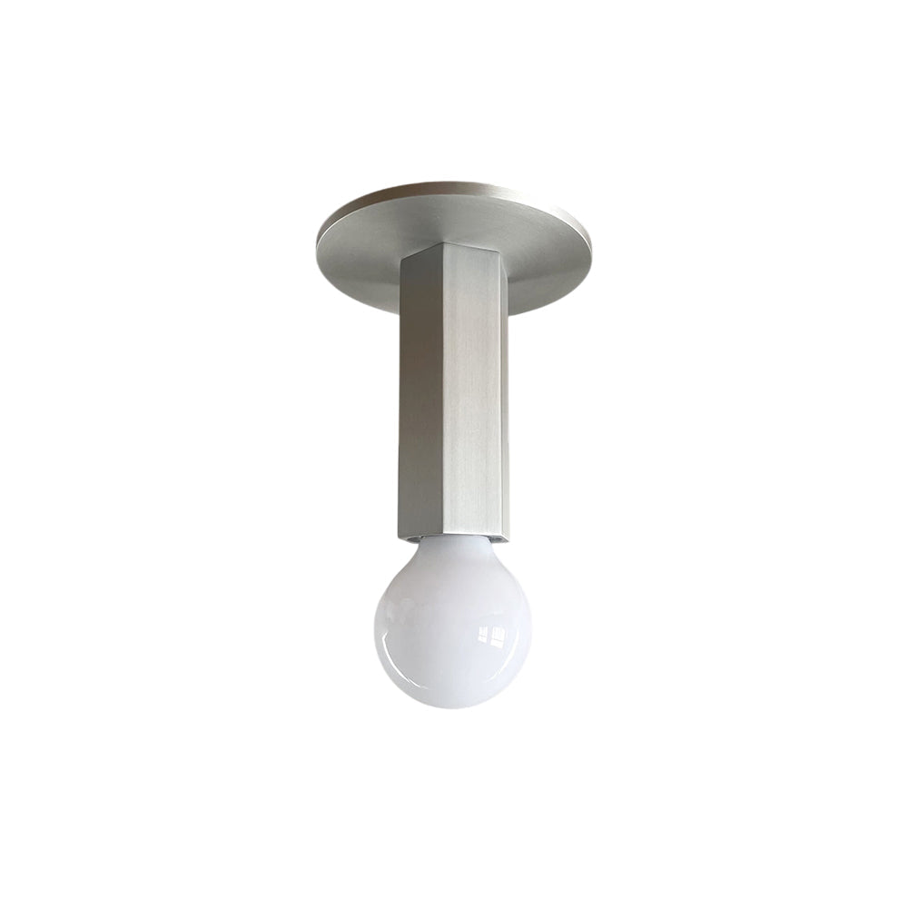 Adams Flush Mount Ceiling Lamp – Sleek Aluminum & Cylindrical Modern Ceiling Light