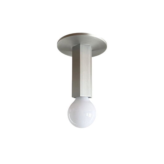 Adams Flush Mount Ceiling Lamp – Sleek Aluminum & Cylindrical Modern Ceiling Light