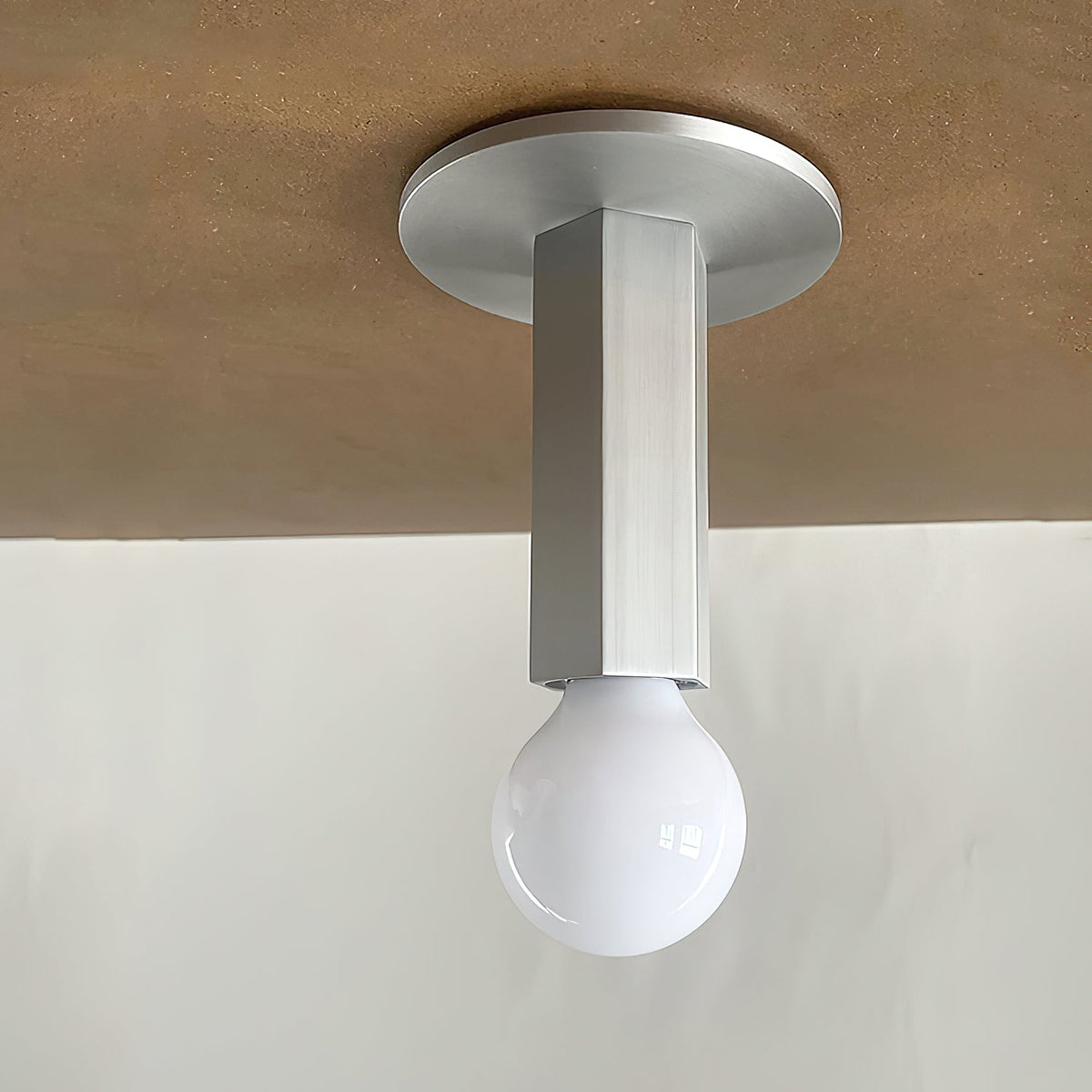 Adams Flush Mount Ceiling Lamp – Sleek Aluminum & Cylindrical Modern Ceiling Light