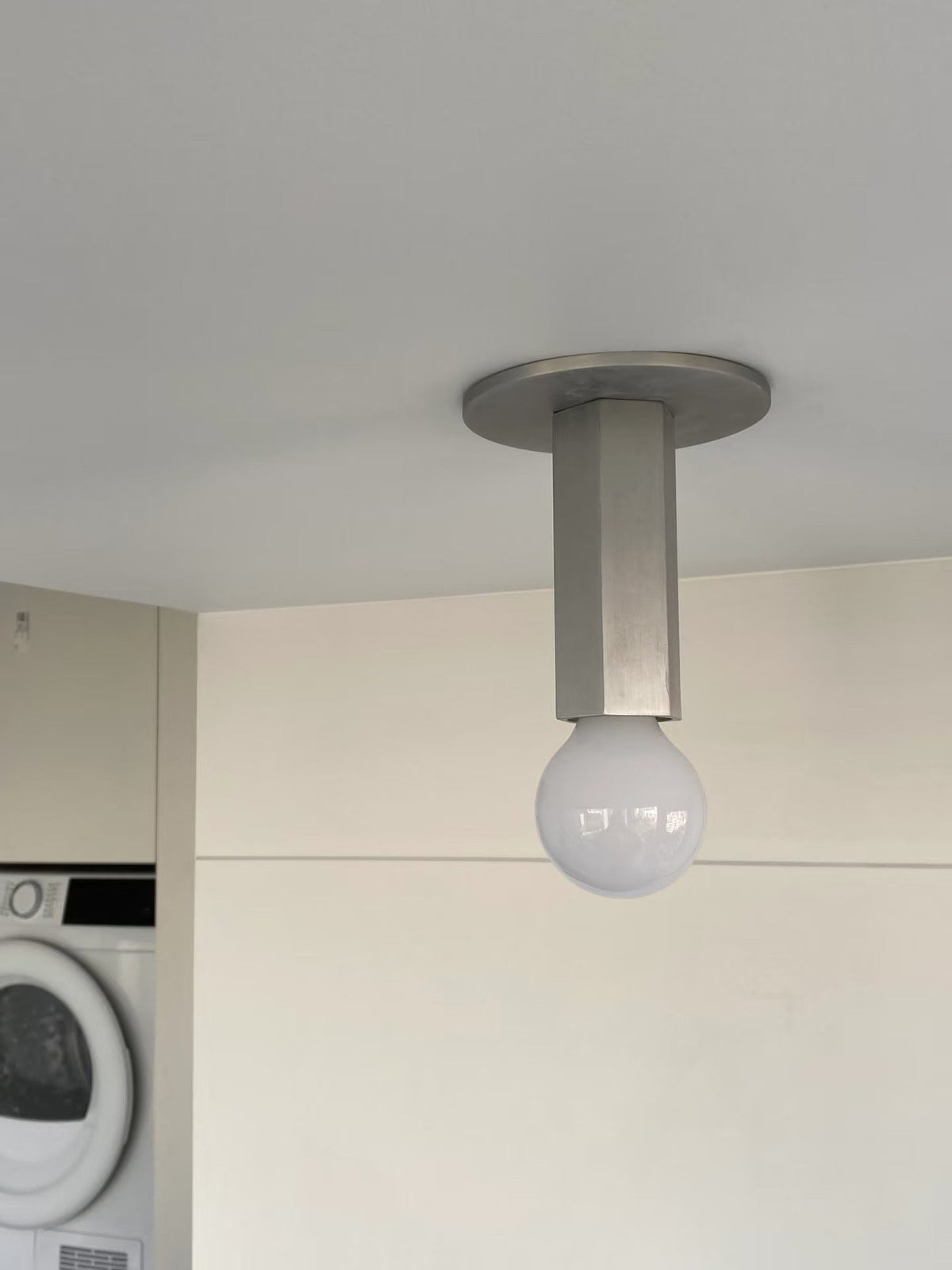 Adams Flush Mount Ceiling Lamp – Sleek Aluminum & Cylindrical Modern Ceiling Light