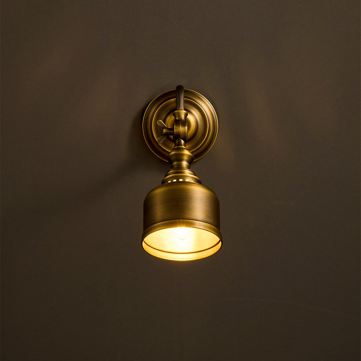 Addison Gooseneck Wall Lamp – Antique Brass Adjustable Arm Vintage Wall Sconce
