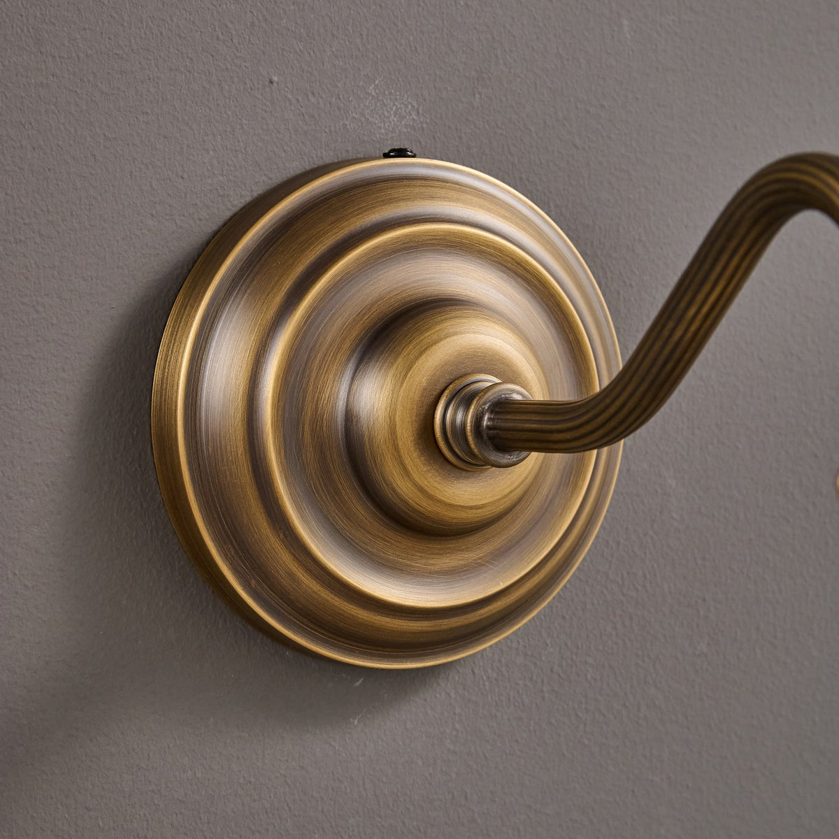 Addison Gooseneck Wall Lamp – Antique Brass Adjustable Arm Vintage Wall Sconce