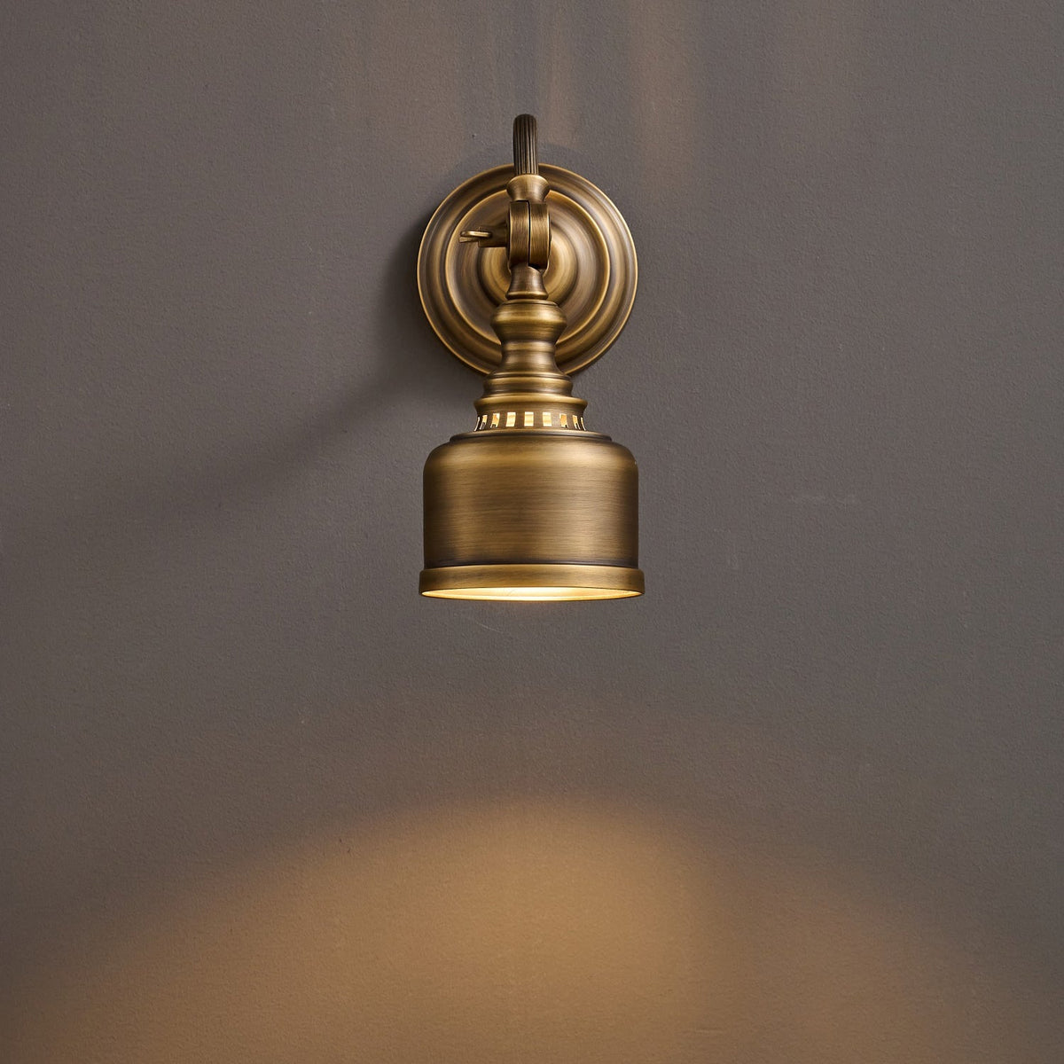 Addison Gooseneck Wall Lamp – Antique Brass Adjustable Arm Vintage Wall Sconce