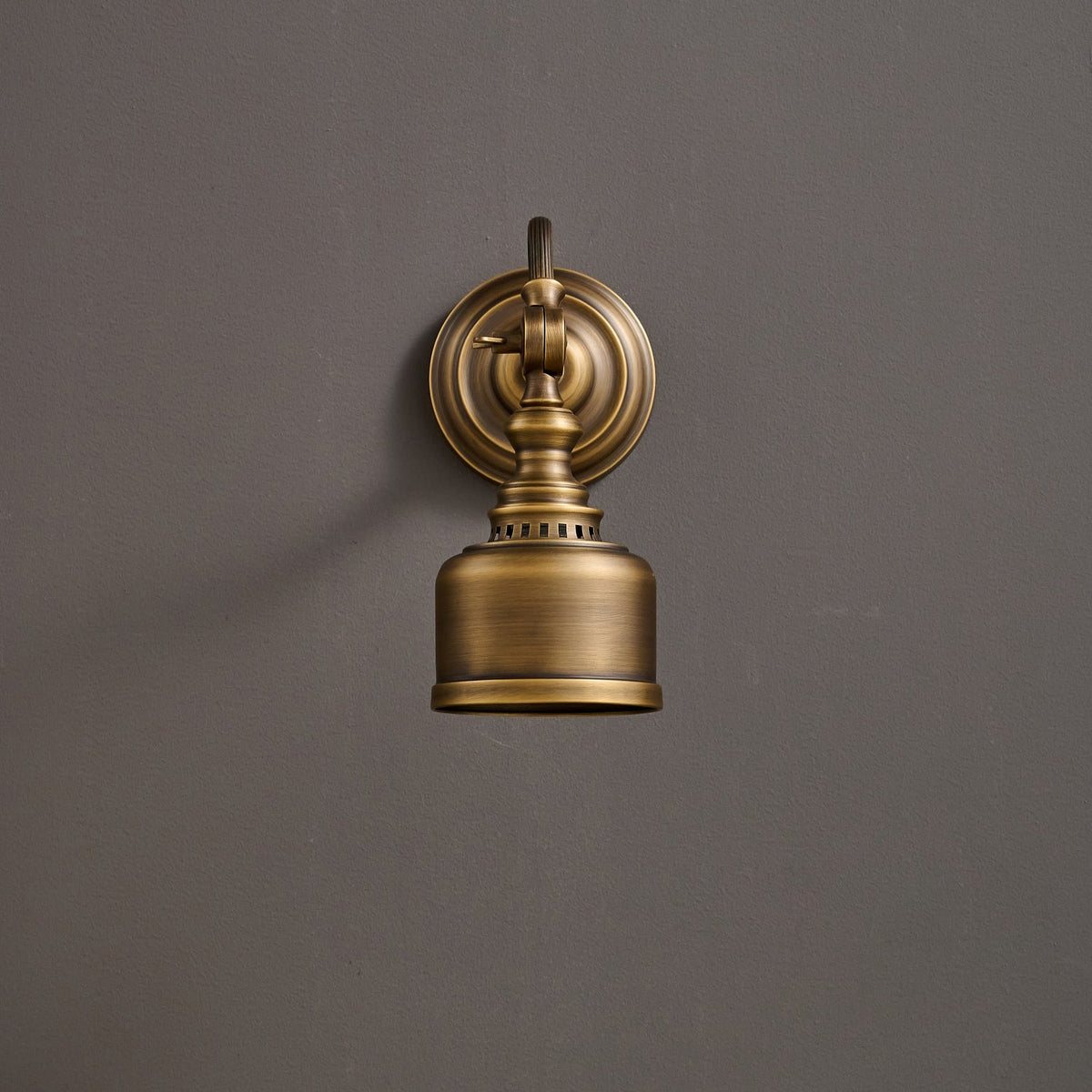 Addison Gooseneck Wall Lamp – Antique Brass Adjustable Arm Vintage Wall Sconce