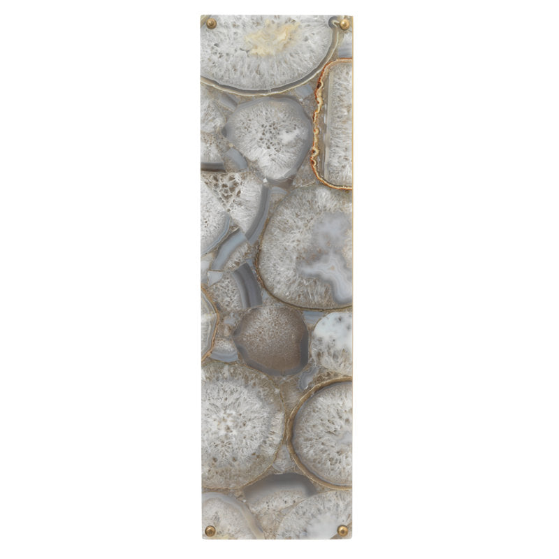 Adeline Alabaster Wall Lamp – Natural Onyx Stone & Hand-Polished Brass Wall Sconce