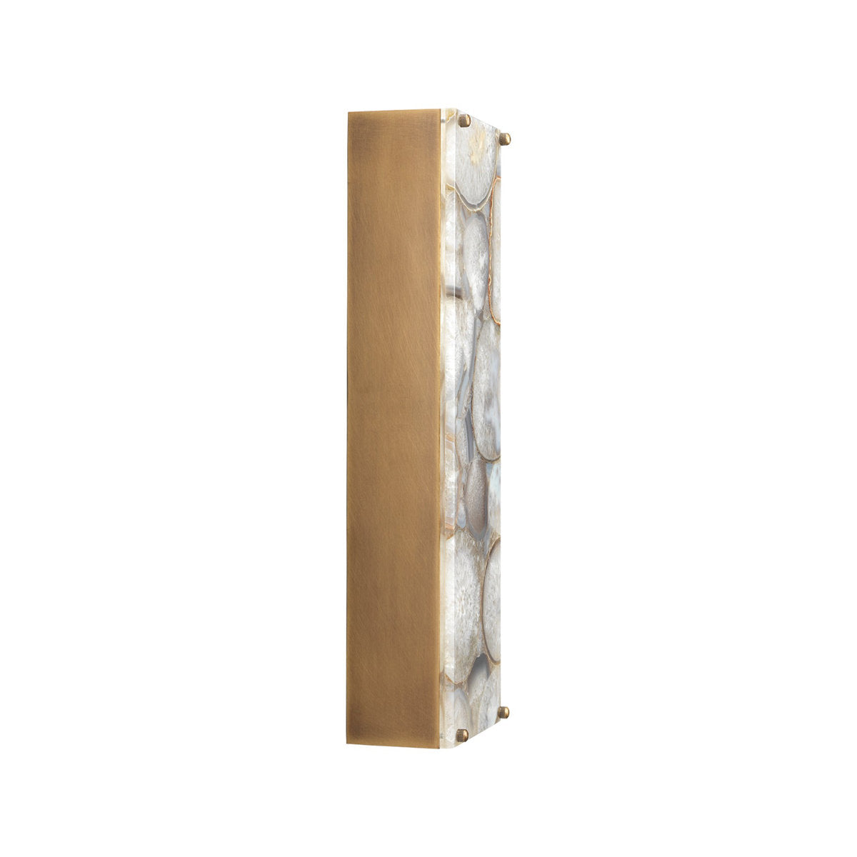 Adeline Alabaster Wall Lamp – Natural Onyx Stone & Hand-Polished Brass Wall Sconce