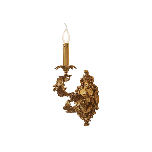 Adriana Baroque Wall Lamp – Refined Solid Brass Historic Wall Sconce