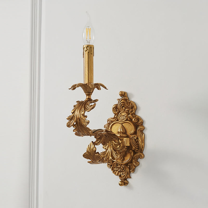 Adriana Baroque Wall Lamp – Refined Solid Brass Historic Wall Sconce