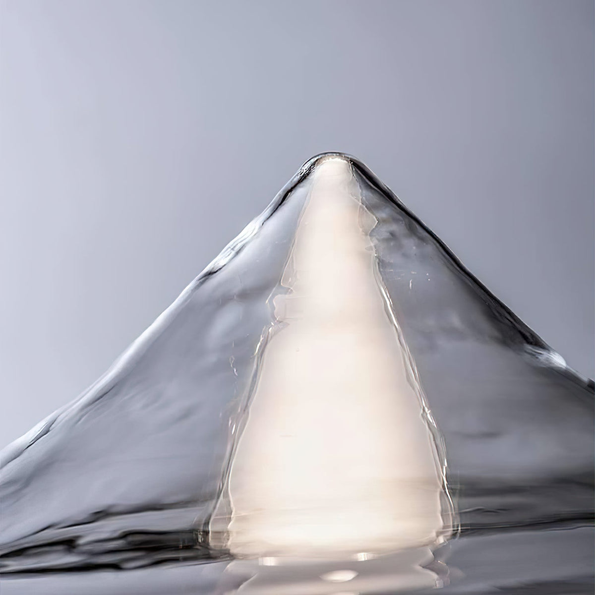 Aella Glass Pendant Light – Handblown Glass Whirlwind & Aluminum Pendant