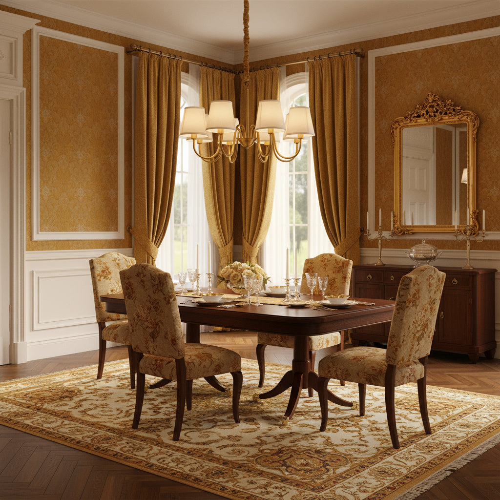 Aged Stacey Chandelier – Transitional Brass & Tailored Linen Shade Candelabra Chandelier
