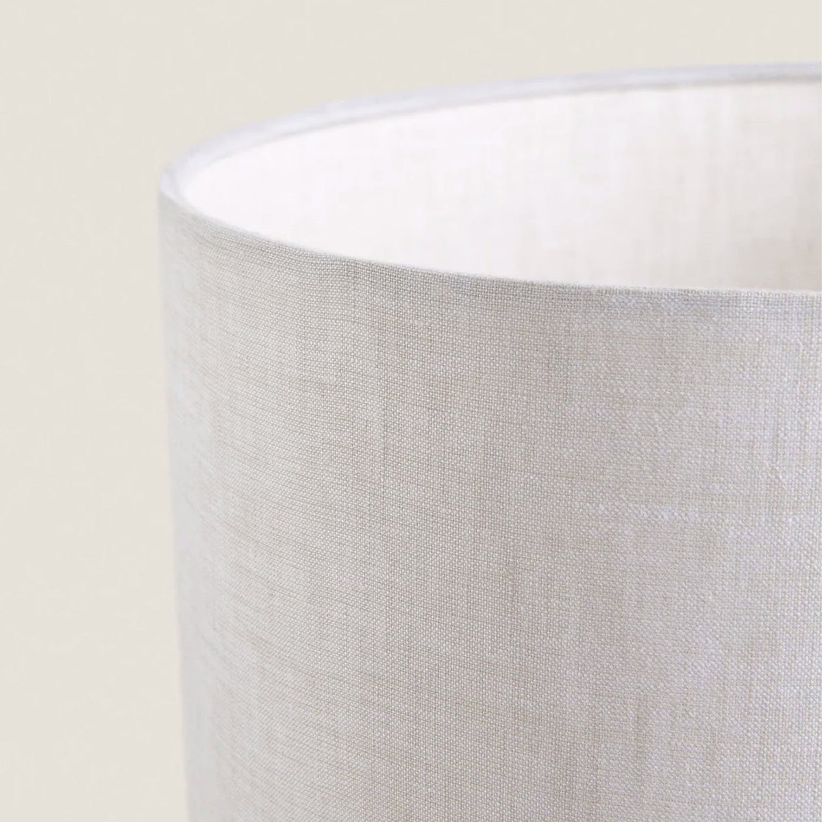 Aisling Table Lamp – Undulating Solid Wood Base & Linen Shade Modern Table Light