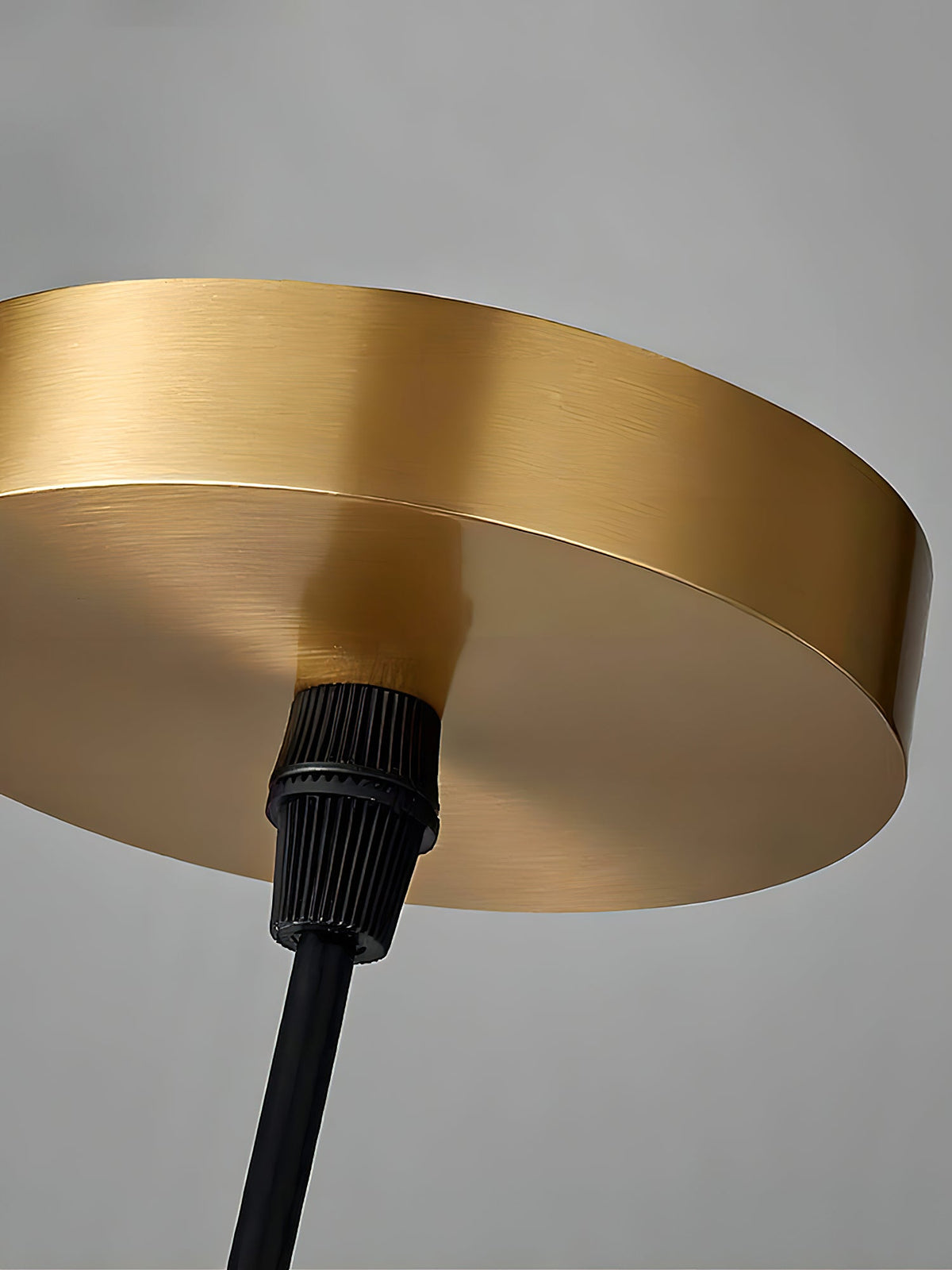 Alabaster Flute Pendant Light – Natural Stone Fluted Cylinder & Brass Suspension Light