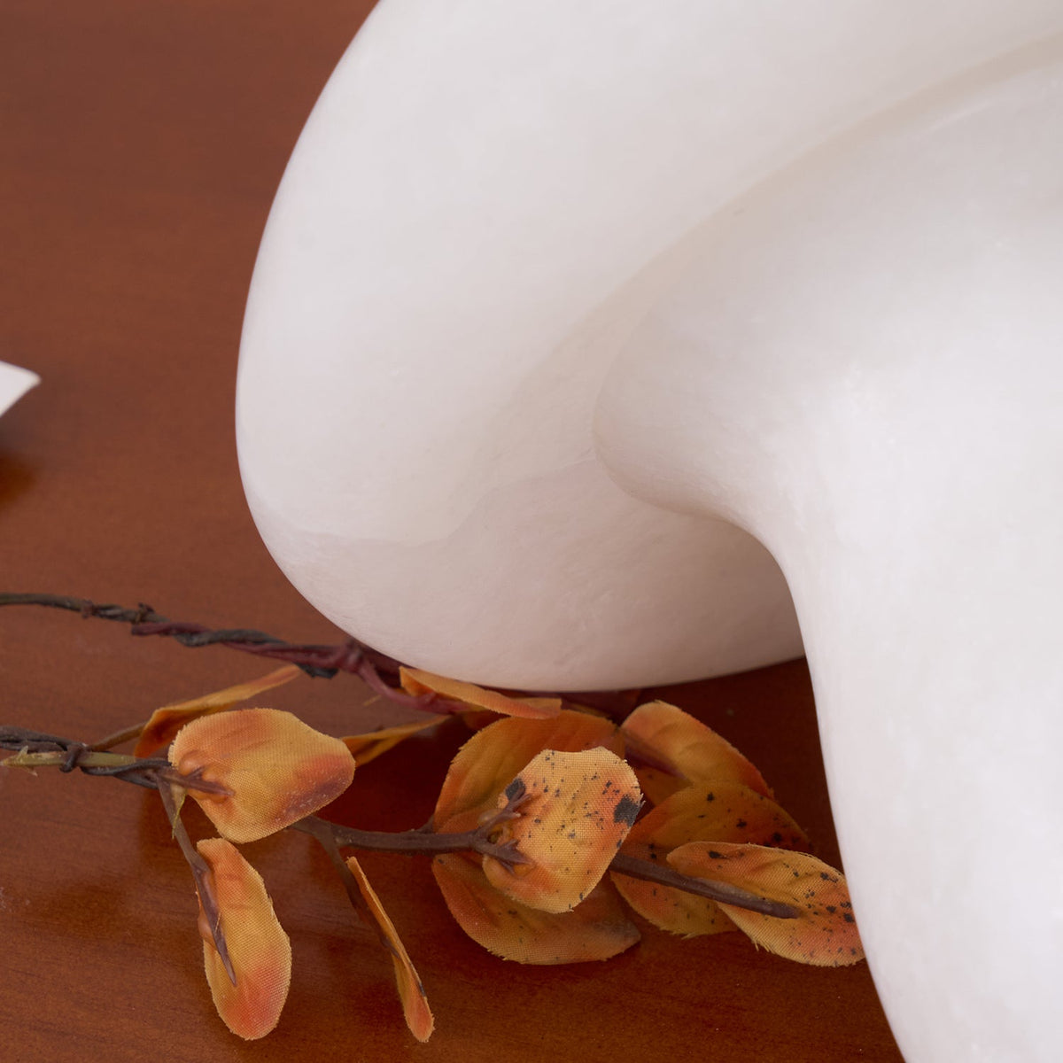 Alabaster Mushroom Table Lamp – Imported Spanish Natural Stone Modern Accent Light