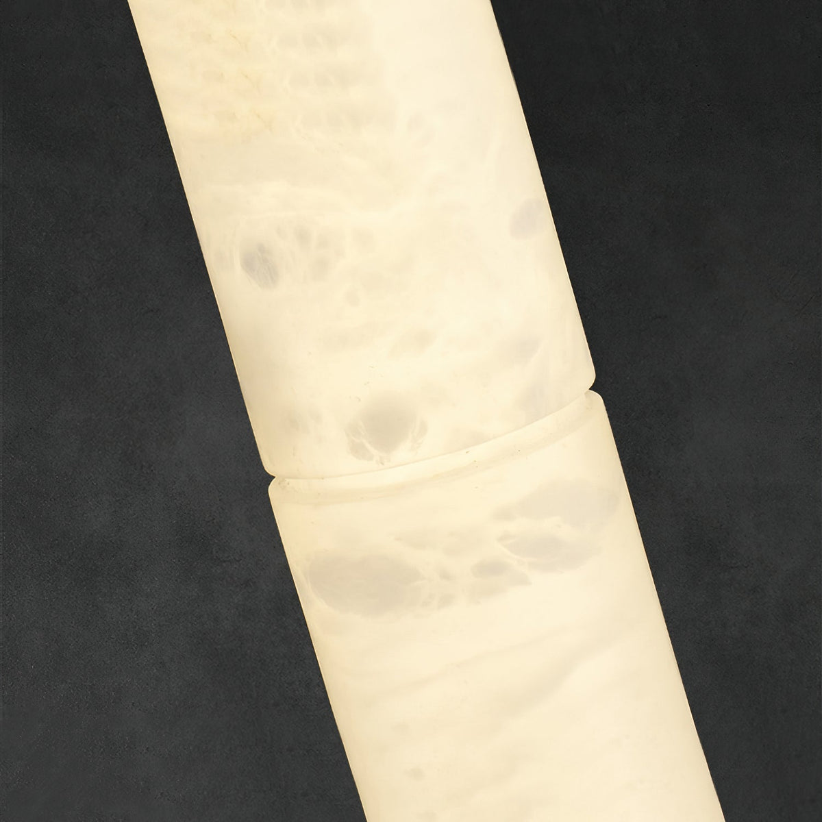 Alabaster Strip Pendant Light – Natural Stone Tubes & Satin Brass Modern Suspension Light