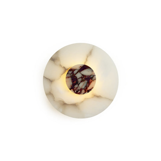 Alba Alabaster Wall Lamp – Natural Alabaster & Stone Modern LED Wall Sconce