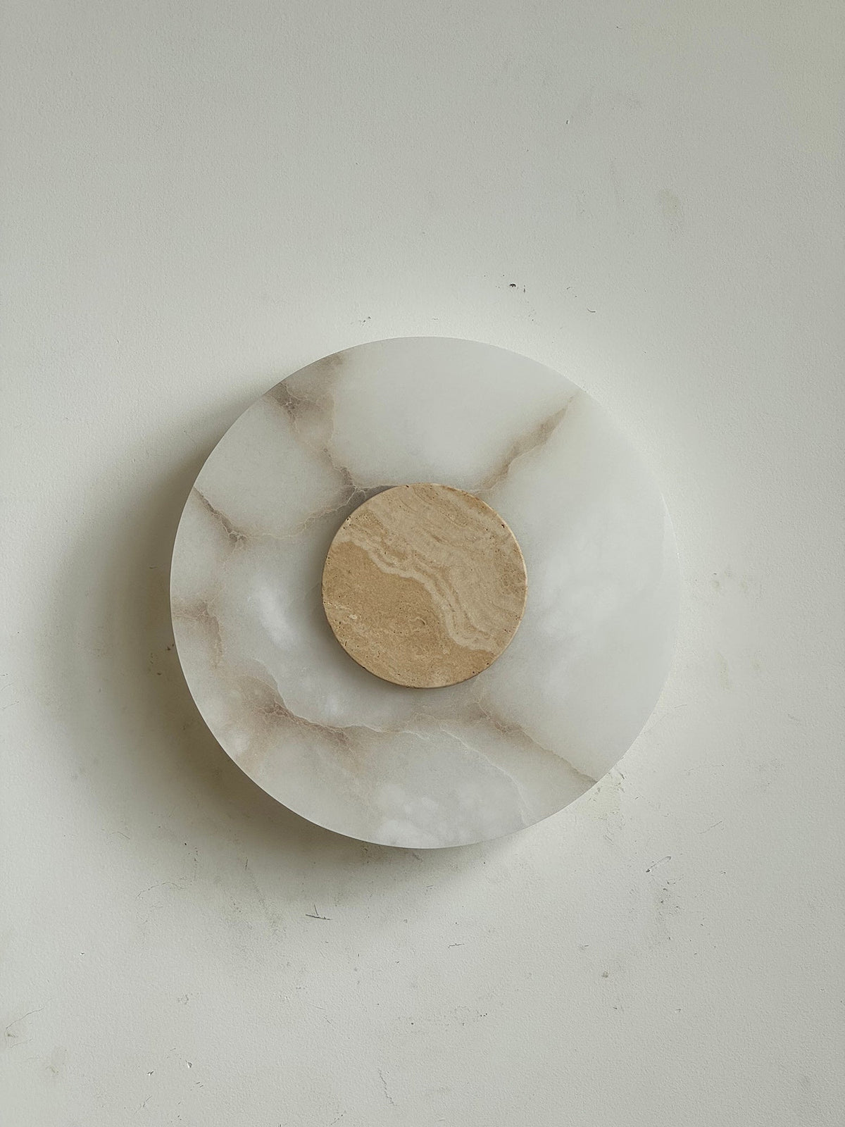 Alba Alabaster Wall Lamp – Natural Alabaster & Stone Modern LED Wall Sconce