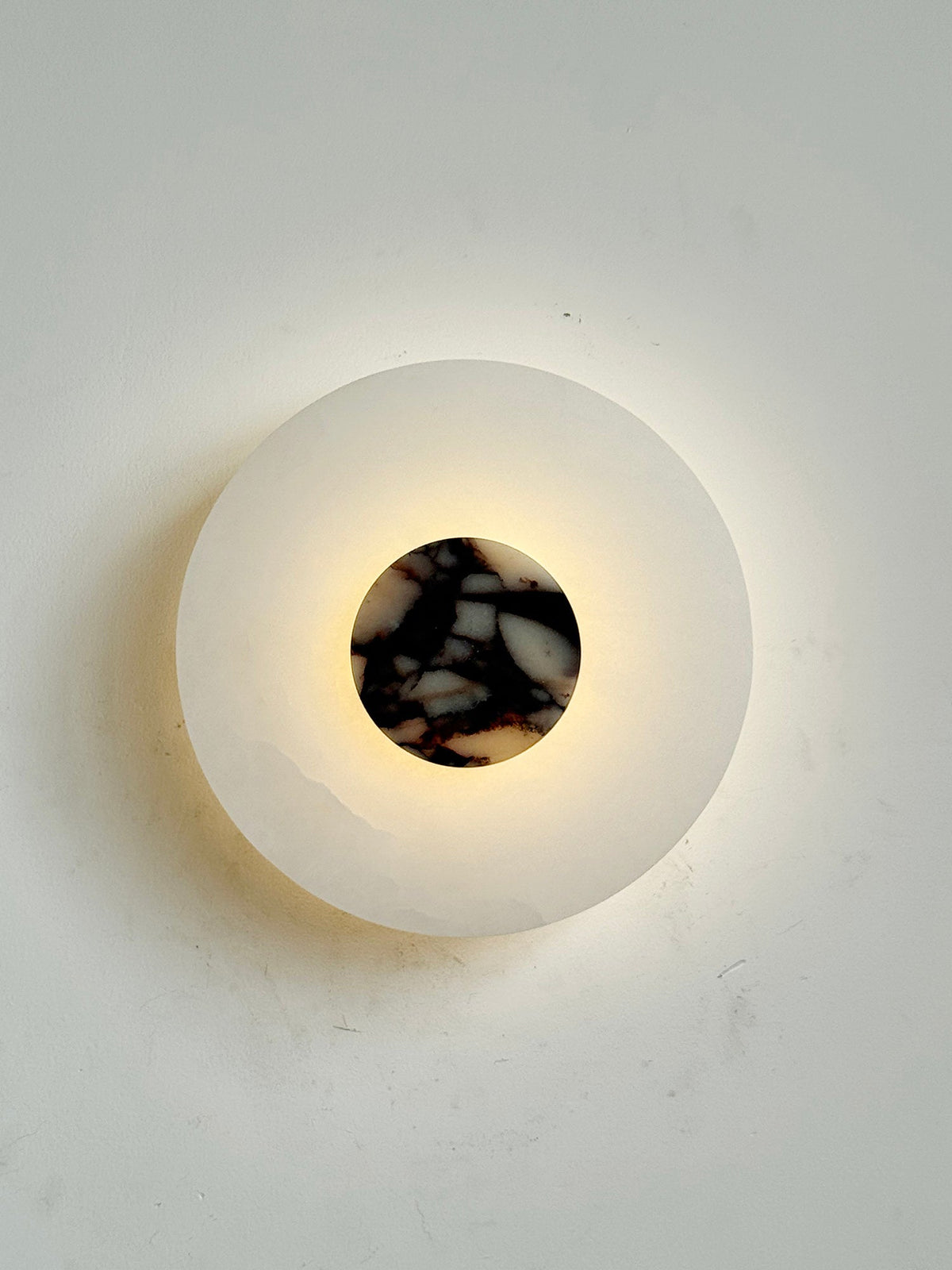 Alba Alabaster Wall Lamp – Natural Alabaster & Stone Modern LED Wall Sconce
