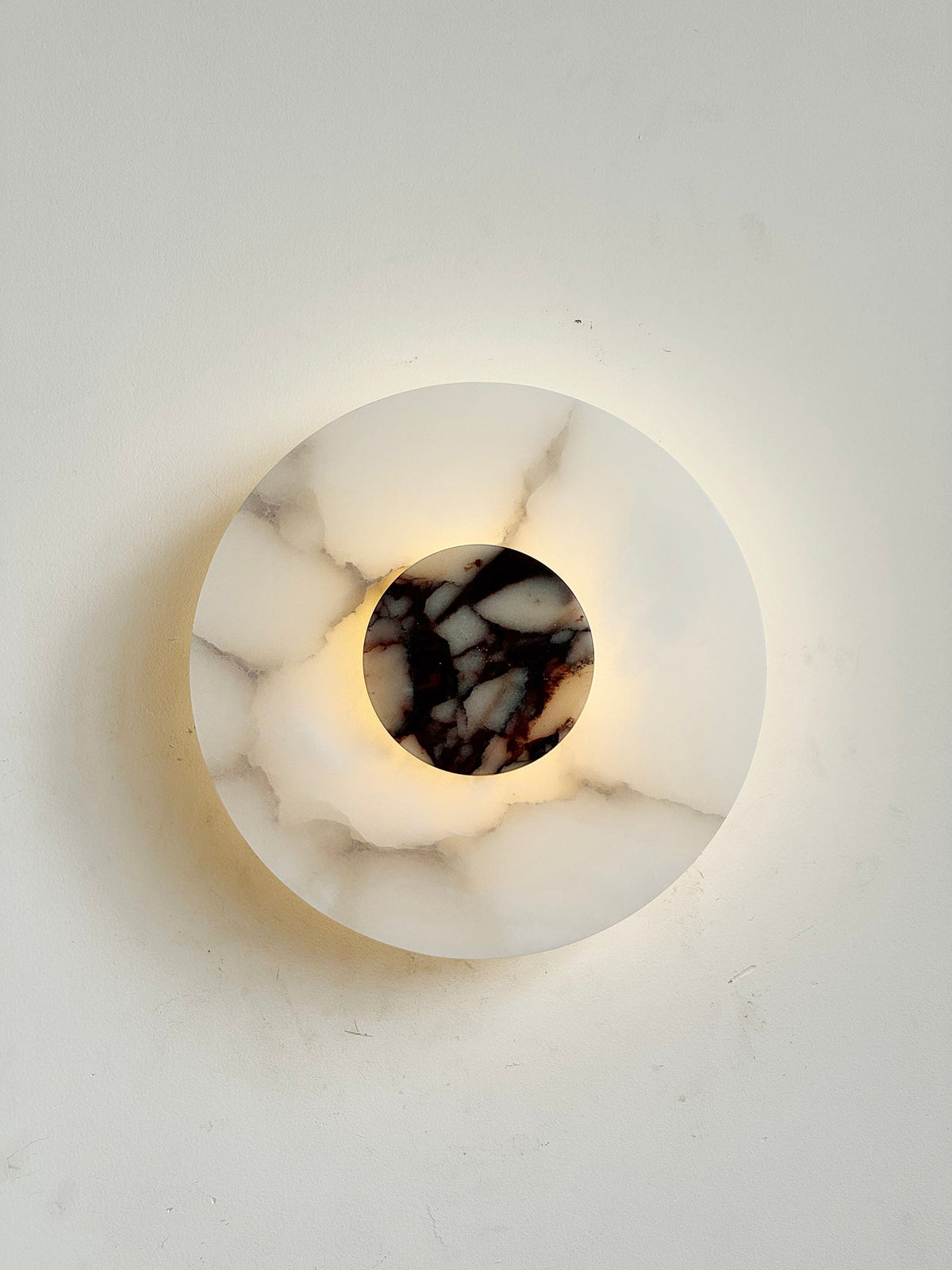 Alba Alabaster Wall Lamp – Natural Alabaster & Stone Modern LED Wall Sconce