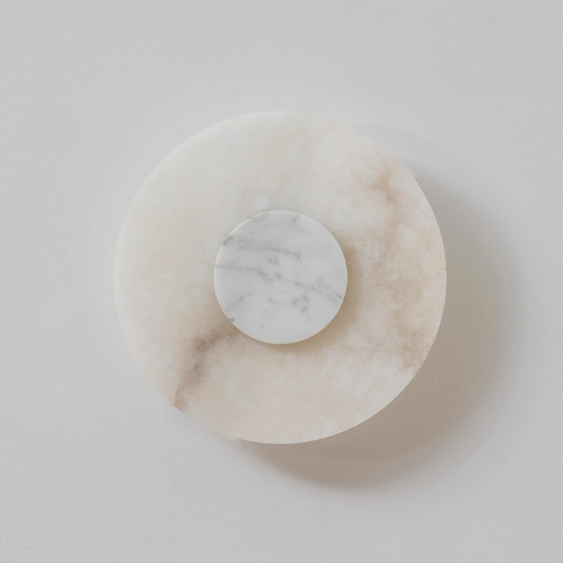 Alba Alabaster Wall Lamp – Natural Alabaster & Stone Modern LED Wall Sconce