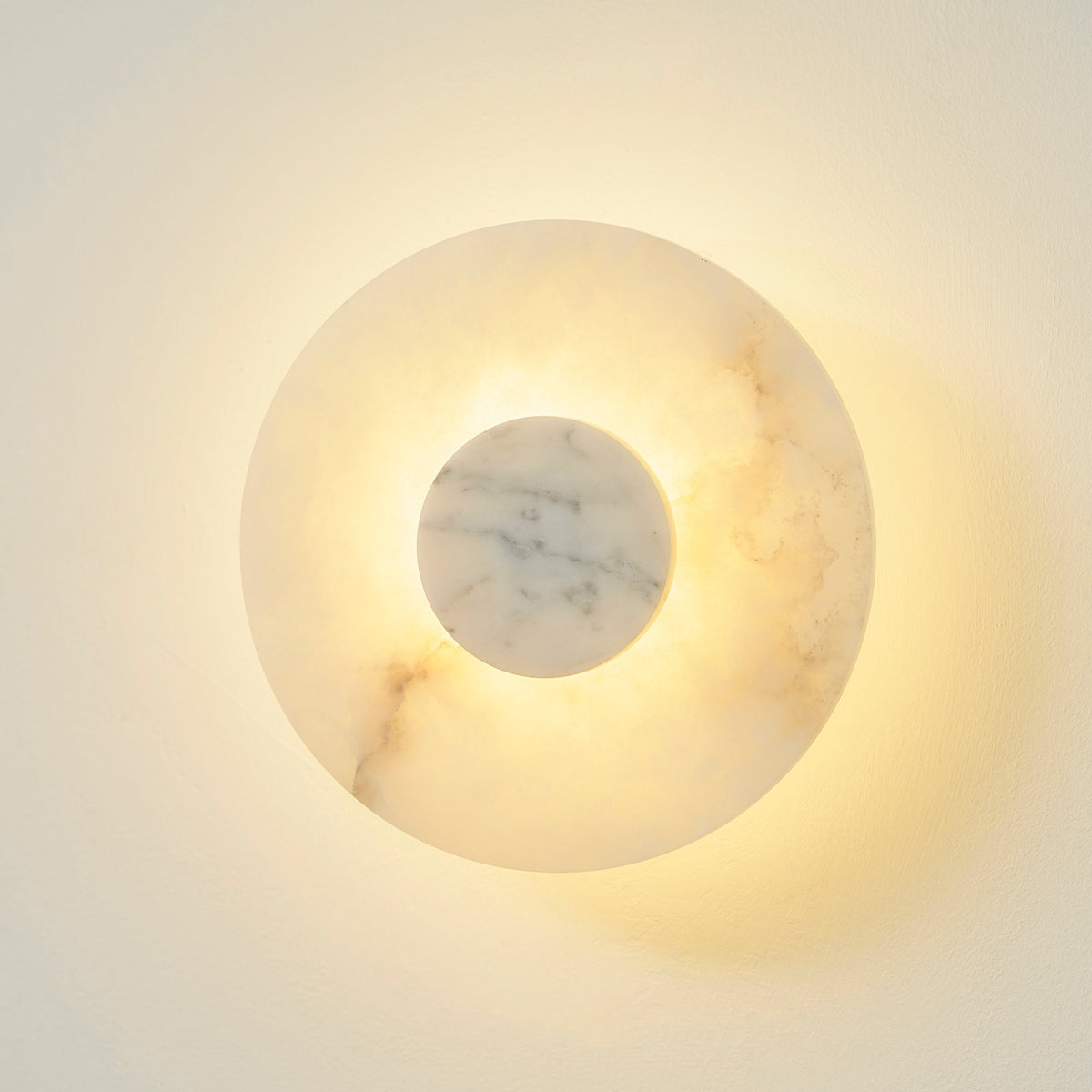 Alba Alabaster Wall Lamp – Natural Alabaster & Stone Modern LED Wall Sconce