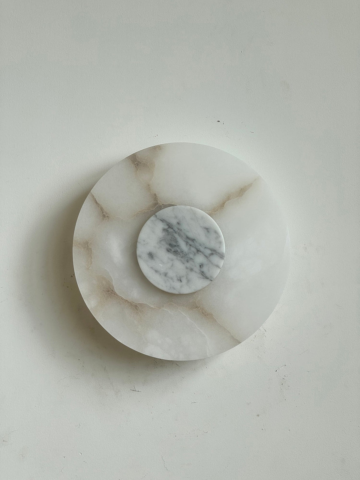 Alba Alabaster Wall Lamp – Natural Alabaster & Stone Modern LED Wall Sconce