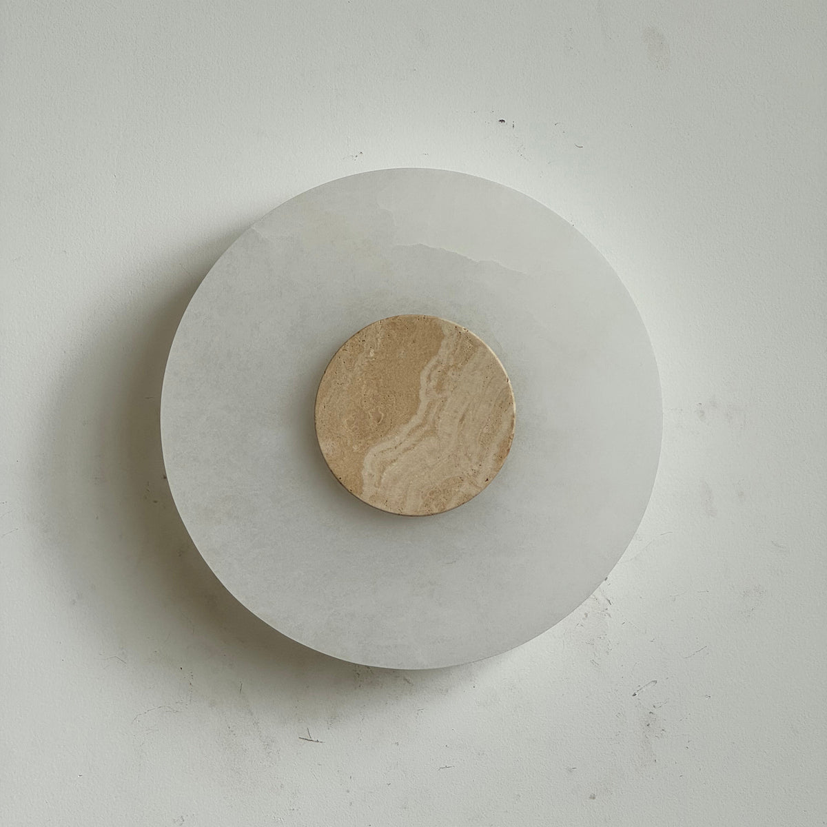 Alba Alabaster Wall Lamp – Natural Alabaster & Stone Modern LED Wall Sconce