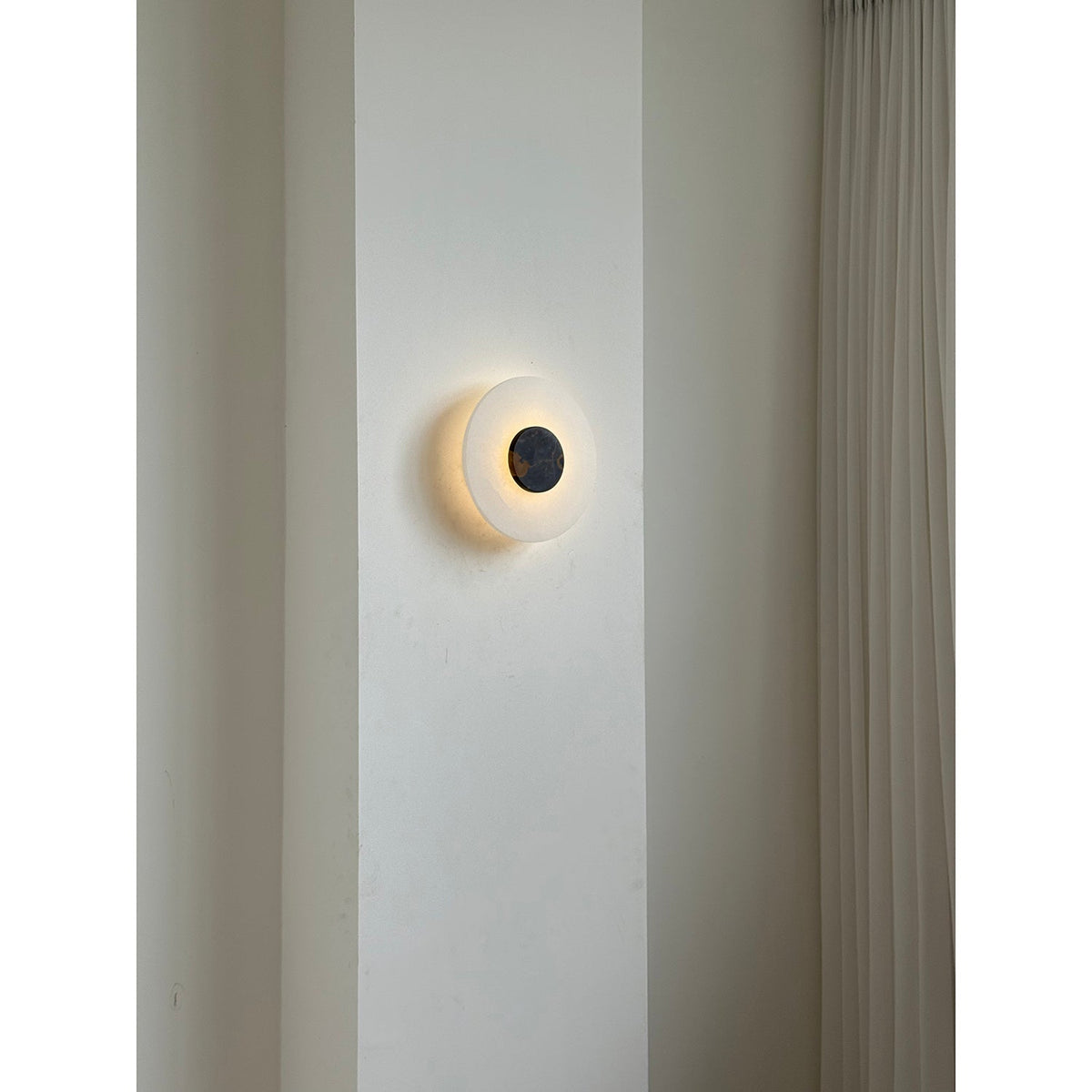 Alba Alabaster Wall Lamp – Natural Alabaster & Stone Modern LED Wall Sconce