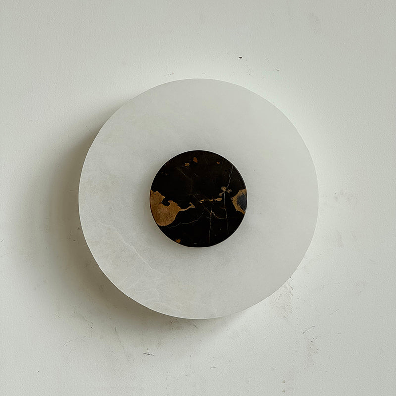 Alba Alabaster Wall Lamp – Natural Alabaster & Stone Modern LED Wall Sconce