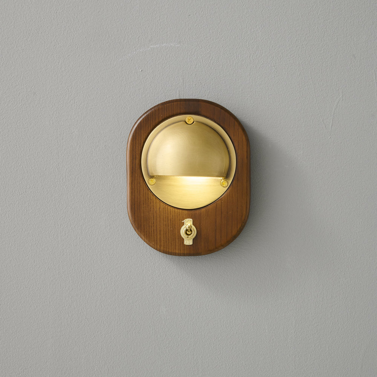 Alfi Wall Lamp – Natural Ash Wood & Metallic Shade Modern Wall Sconce