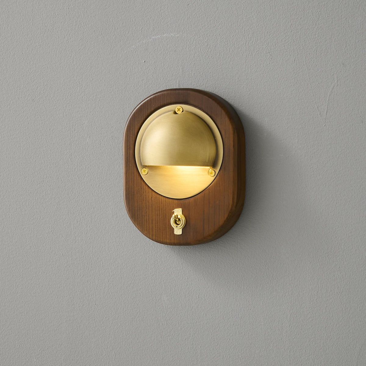 Alfi Wall Lamp – Natural Ash Wood & Metallic Shade Modern Wall Sconce