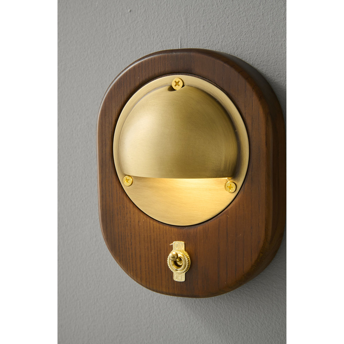 Alfi Wall Lamp – Natural Ash Wood & Metallic Shade Modern Wall Sconce