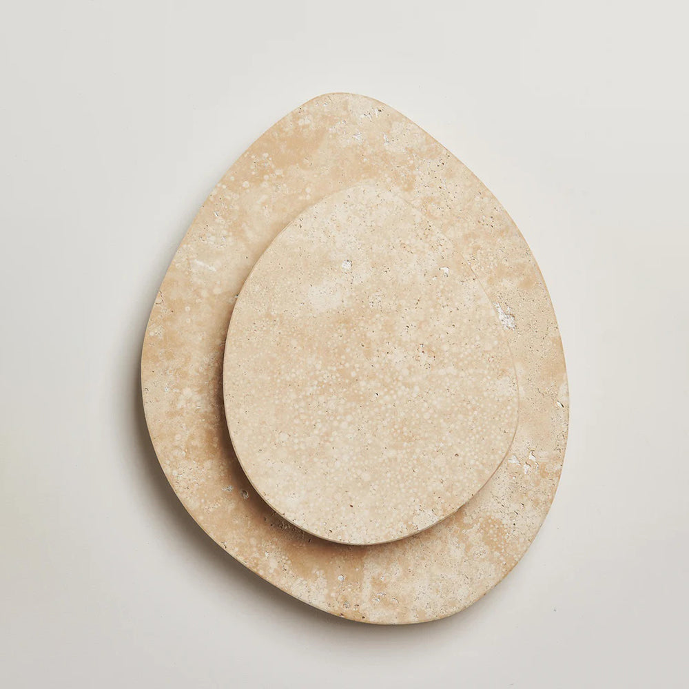 Alice Travertine Wall Lamp – Natural Stone Minimalist Modern Wall Sconce