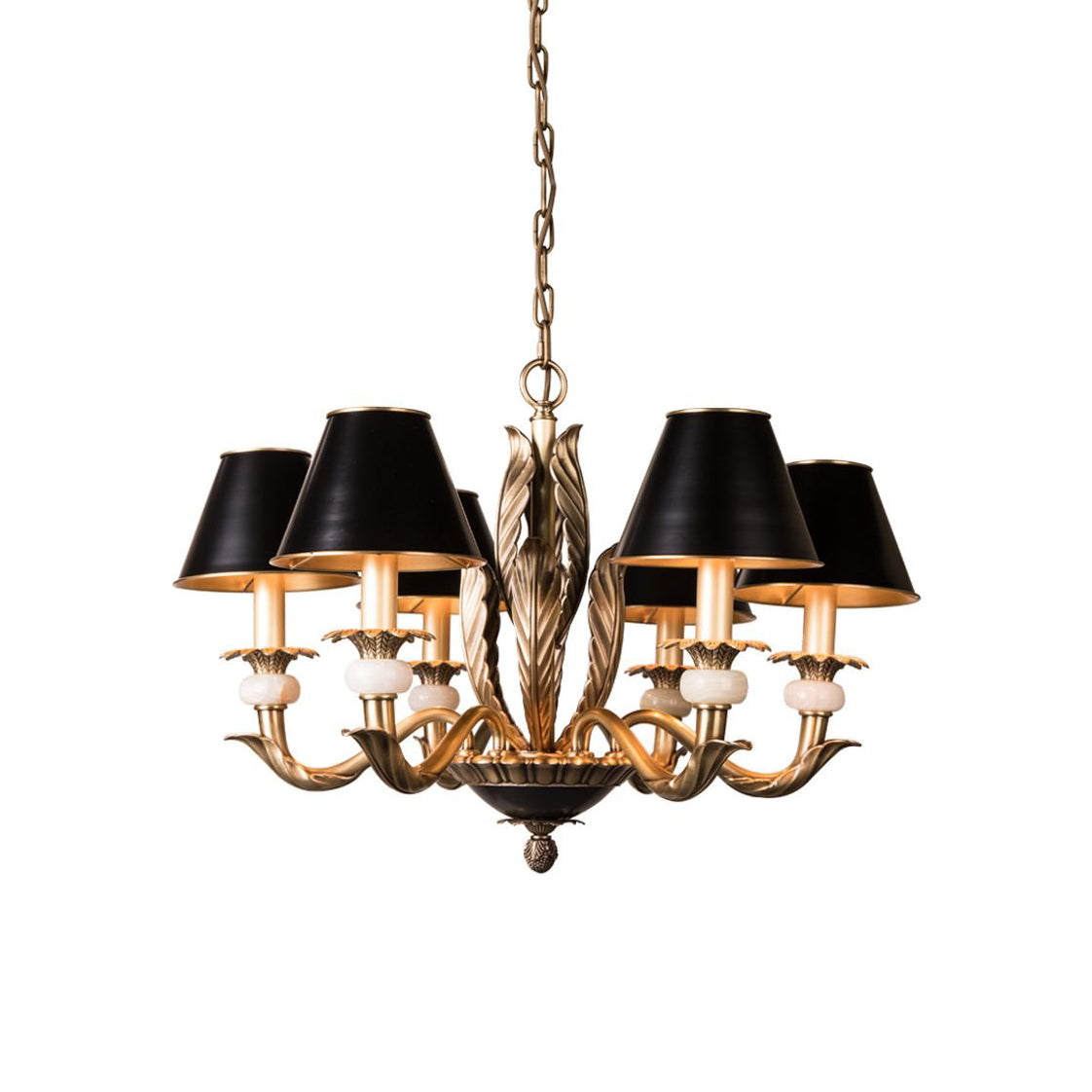 Alicia Chandelier – Refined Brass & Multi-Head Classic Modern Chandelier