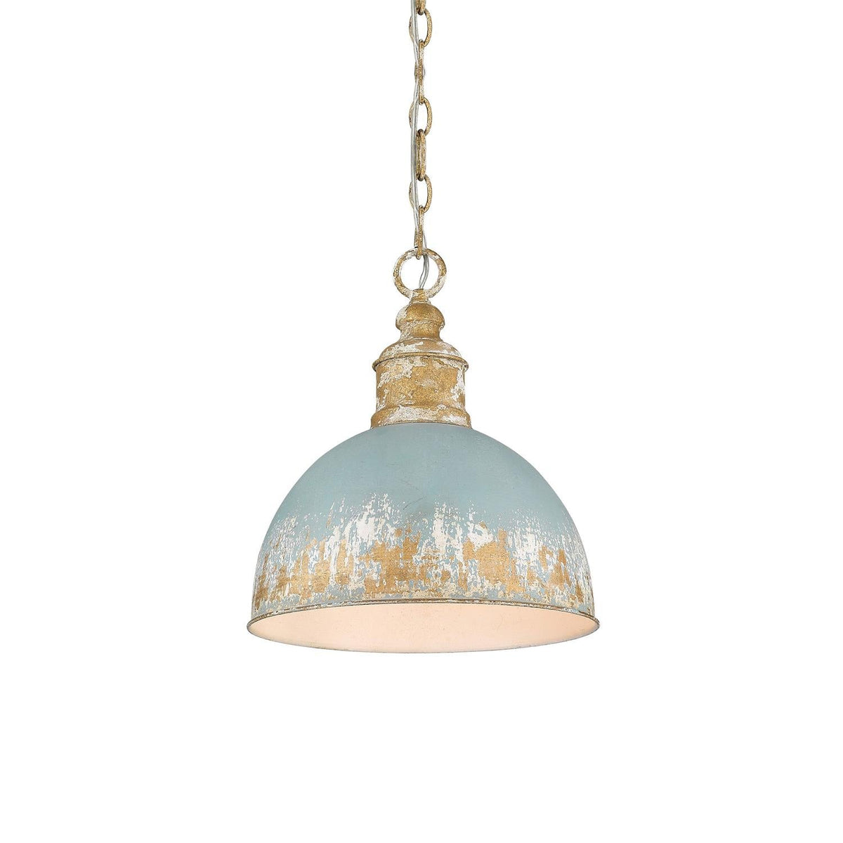 Alison Pendant Light – Distressed Regal Metal & Antique Finish Pendant