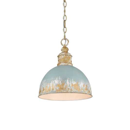Alison Pendant Light – Distressed Regal Metal & Antique Finish Pendant