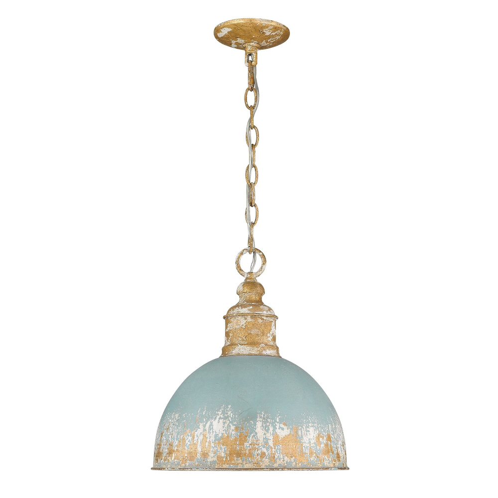 Alison Pendant Light – Distressed Regal Metal & Antique Finish Pendant