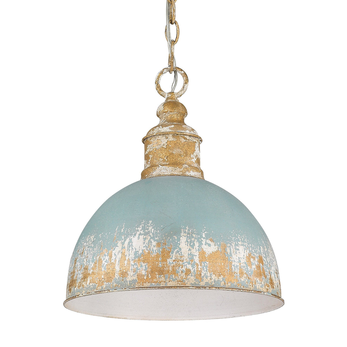 Alison Pendant Light – Distressed Regal Metal & Antique Finish Pendant