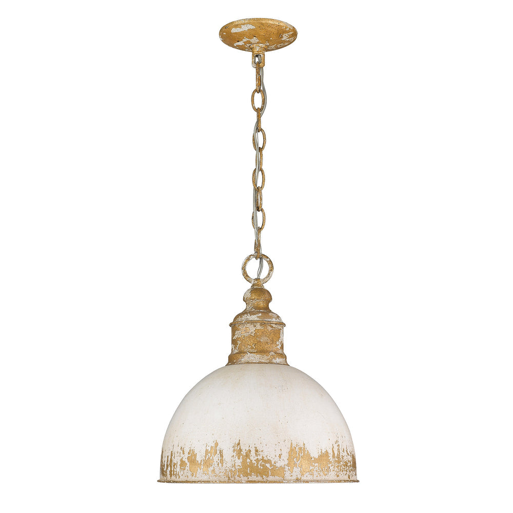 Alison Pendant Light – Distressed Regal Metal & Antique Finish Pendant