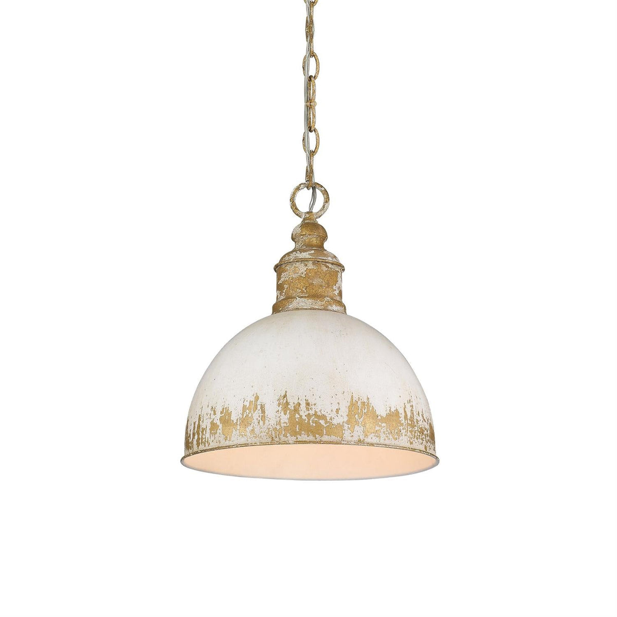 Alison Pendant Light – Distressed Regal Metal & Antique Finish Pendant