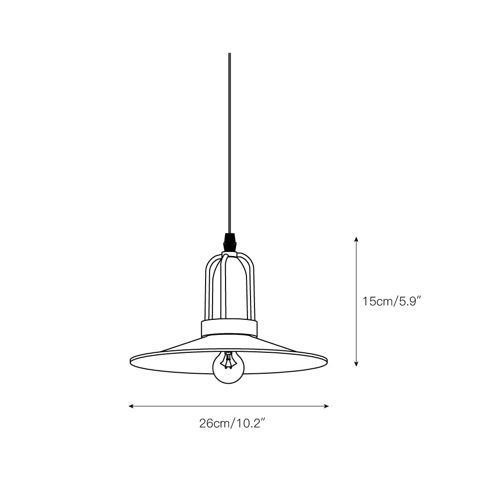Allentown Pendant Light – Utilitarian Iron & Antique Gray Modern Task Pendant