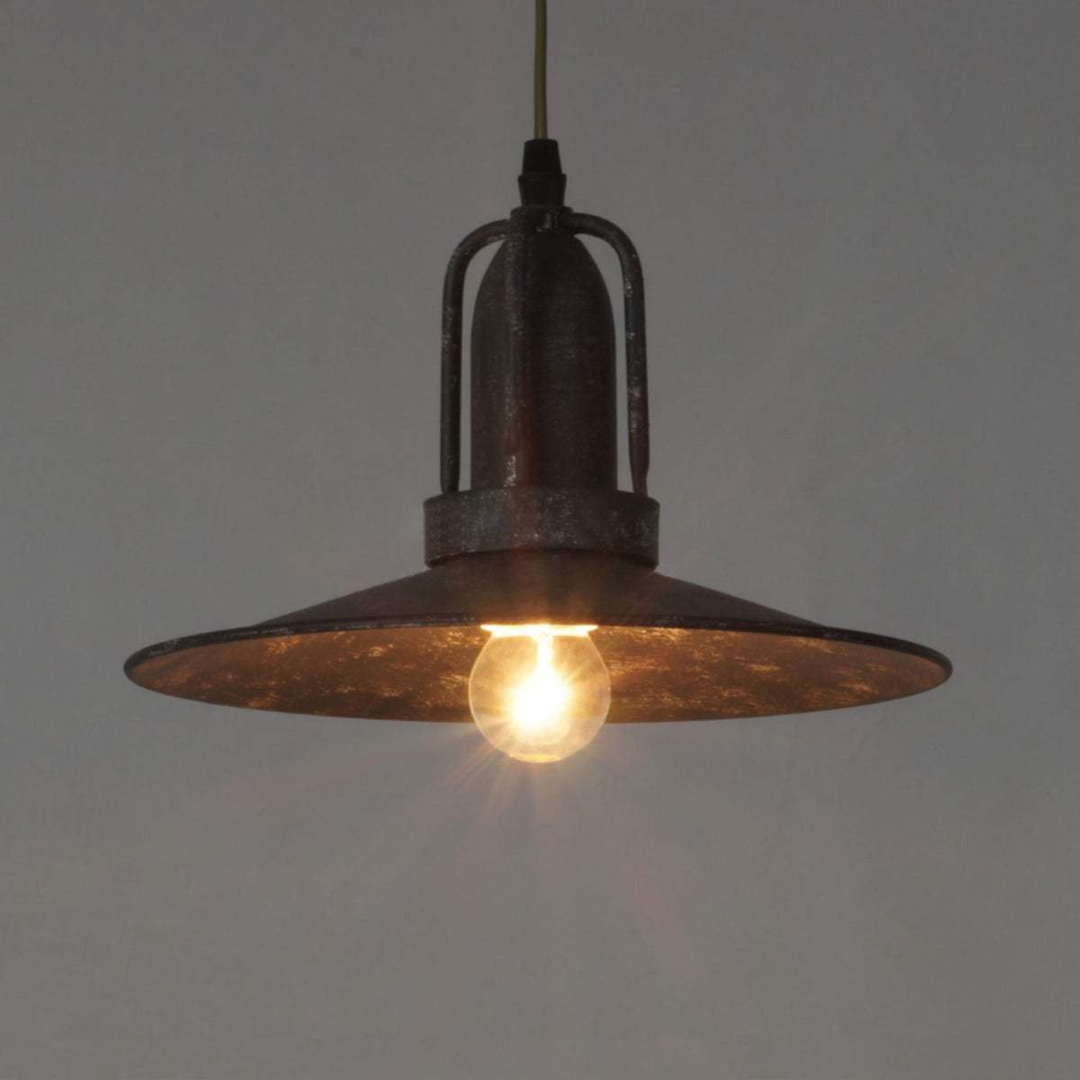 Allentown Pendant Light – Utilitarian Iron & Antique Gray Modern Task Pendant