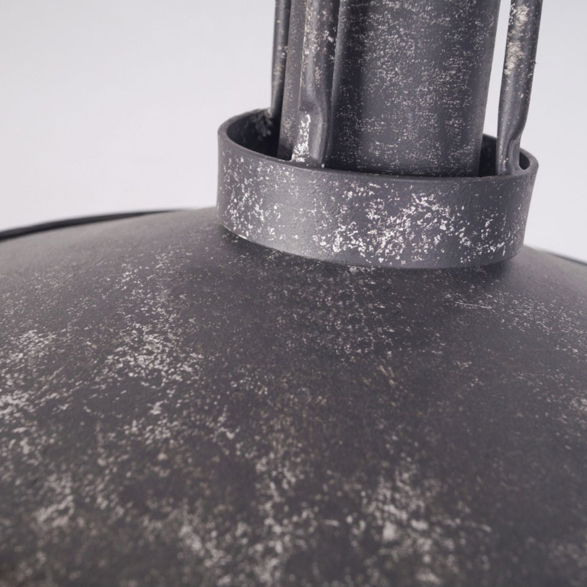 Allentown Pendant Light – Utilitarian Iron & Antique Gray Modern Task Pendant